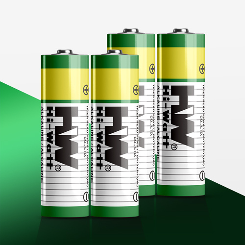 HW Factory Price LR6 AM3 AA Alkaline Dry Batteries Aa Dry Battery 1.5v 4pcs Per Card for Home Use