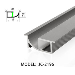 17 8mm T5 Temper Embutido Oblíqua LED Extrudado Linear Luz Perfil de Alumínio para Gabinete do Vinho Móveis Closet LED <span class=keywords><strong>Lamp</strong></span> Strip - Product Image 6