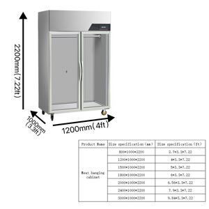 <span class=keywords><strong>ตู้</strong></span>แช่แข็งแบบแขวนสำหรับเนื้อวัวและเนื้อแกะเชิงพาณิชย์รุ่นใหม่ปี 2025 ใช้สำหรับการเก็บรักษาเนื้อสัตว์ - Product Image 2
