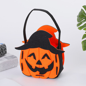 Nouveauté Halloween : Seau à bonbons fantaisie, citrouille, fantôme, mini sacs cadeaux pour enfants, fournitures de fête - Product Image 2