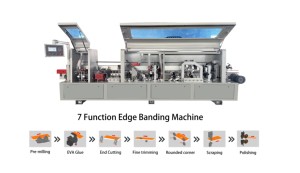 Hoàn Toàn Đầy Đủ Tự Động Chế Biến Gỗ Bander Edgebander Pre-Phay Tốt Cắt Tỉa Làm tròn Góc Cạnh Dải Máy - Product Image 3