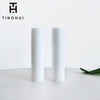 Tubes à lèvres vides, contenants de baume à lèvres de voyage, pour cosmétiques DIY faits maison, rechargeables, avec bouchon à vis, 4ml/5ml, sérigraphiés, 100 pièces en plastique