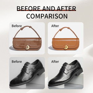 Kit Nettoyant et Soin pour <span class=keywords><strong>Cuir</strong></span>, Nettoyant Chaussures et Plus pour Vêtements, Meubles, Intérieurs de Voiture, Bottes, Sacs - Product Image 6