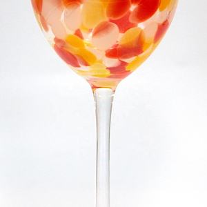 Juego de copas de vino con diseño de estampado de leopardo de tortuga de tallo largo grande de 600ml, copas de vino hechas a mano para regalo de fiesta - Product Image 3