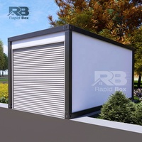 Garage mobile préfabriqué à faible coût de 20 pieds, conteneur mobile pour 2, 3 ou 4 voitures, mini garage portable, stockage, garage de voiture préfabriqué