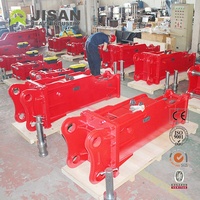Nouveau marteau brise-roche hydraulique de type boîte SB43 avec pompe et boîte de vitesses pour excavatrice PC50/PC60