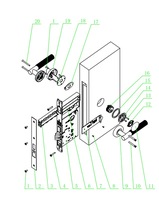   Cerradura de Puerta de Hotel RFID - Cerradura Inteligente sin Contacto con Tarjeta de Acceso para Hotel