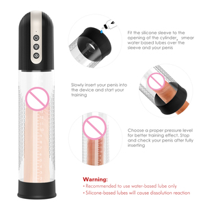 Vibrador de bomba de vacío de presión negativa automática silenciosa masturbador de aumento de <span class=keywords><strong>pene</strong></span> para hombres <span class=keywords><strong>con</strong></span> taza de avión - Product Image 4