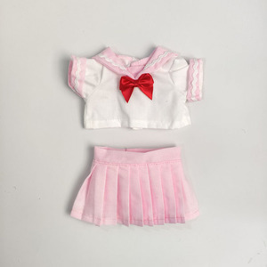 Traje de Vestir Azul Oscuro, Rosa, Blanco y Marino para Muñeca de Moda, Ropa y Zapatos para Muñeca <span class=keywords><strong>Mia</strong></span> Potato de 30 cm - Product Image 5