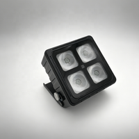 Lot de 10 projecteurs LED PAR étanches avec télécommande sans fil et application, 4x20W RGBWA UV 6-en-1 DMX, pour scène, discothèque, mariage et fête