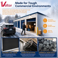 Porte à enroulement haute performance au design professionnel pour résidences de luxe et clubs, idéale pour volets de garage