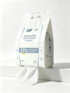 Serviettes jetables suspendues pour le visage, nettoyantes, non tissées, démaquillantes, lingettes en coton, facilement distribuables, en viscose - Product Image 3
