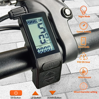Panel de Pantalla LCD4 para Bicicleta Eléctrica, Control Digital Inteligente con Navegación con Mapa a Prueba de Agua IP66