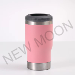 Termo Personalizado 4 en 1 de Doble Pared, Enfriador de Latas Aislado de 14 oz, Portavasos para Bebidas Frías con Abrebotellas - Product Image 3