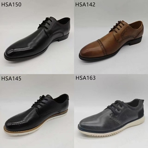 YYR, Chaussures habillées élégantes à double articulation, en cuir pleine fleur, pour cérémonie, modèle Hua Singh Derby HSA142 - Product Image 6