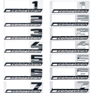 Emblema Lateral Pequeño Negro de Plástico ABS con Logotipo de Coche M Thunder Edition, Aplicable a X1M/X3M/X5M/X6M1/M2-M6-M7 - Product Image 1