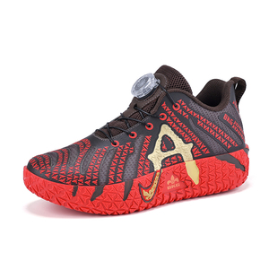 Chaussures de basketball pour jeunes prêtes à être expédiées, avec boucle rotative, respirantes, antidérapantes, pour l'entraînement, l'athlétisme, les sports, baskets pour garçons Pro a - Product Image 1