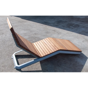 <span class=keywords><strong>Tumbona</strong></span> de Exterior para Patio o Jardín, Silla Individual Contemporánea y Moderna de WPC - Product Image 4