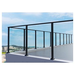 Prima – Balustrade élégante en verre trempé avec support de fixation pour escaliers intérieurs et étages en <span class=keywords><strong>mezzanine</strong></span> - Product Image 5