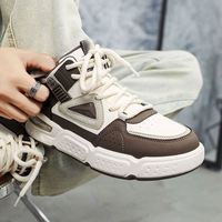 Chaussures de sport respirantes et confortables pour hommes, style skateboard, semelle plate personnalisée, durables, pour la course en extérieur