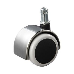 Furniture <b>Caster</b> 2 Inches Polyurethane <b>Wheel</b> Threaded Stem Plain Bearing Durable Commercial Use - Product Image 1