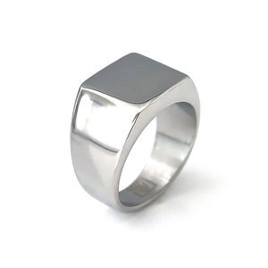 Cincin besi tahan karat dikepang <span class=keywords><strong>Tat</strong></span> populer mode - Product Image 6