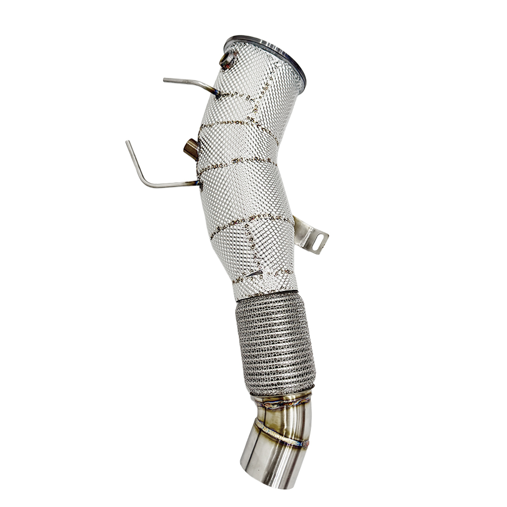 VantaFlow High Flow Straight Through Downpipe for BMW 320I/330I/540I/Z4 G29 B48 2.0T 2017-2024 With Insulation Heat Shield