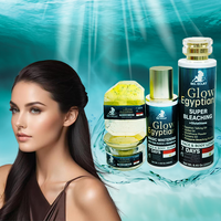 Kit de Soins Égyptiens OEM Marque Privée Réduit les Taches Brunes Super Éclaircissant Crème Visage Sérum Glutathion pour Peaux Foncées