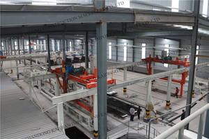 Máquina Automática para Fabricar Ladrillos AAC, Planta de AAC de Ceniza Volante, Línea de Producción de Bloques de Hormigón Celular Autoclavado - Product Image 3