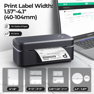 Impresora de etiquetas térmicas portátil Marklife X4 203dpi para negocios-Pedido a granel de 4x6 pulgadas al por mayor, USB/inalámbrico/aplicación - Product Image 3