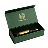Boîte cadeau de luxe rigide magnétique personnalisée avec logo pour vin, huile d'olive, cadre photo, aliments gourmands, avec logo en éponge/EVA