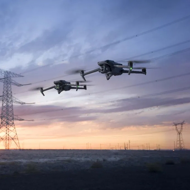 Mavic 3TA RTK Thermal UAV 56X Zoom for Land Survey 3D Mapping Construction Site Monitoring Mining Stockpile Volume Calc