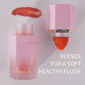 Etiqueta privada Cute Pink Tube Color Liquid Blusher 8 colores <span class=keywords><strong>Maquillaje</strong></span> Matte Liquid Blush - Product Image 3