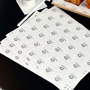 Custom Food Grade Oil-Proof Bakery Food <b>Wrapping</b> <b>Paper</b> Wax <b>Paper</b> Eye-Catching Design <b>Burger</b> Disposable Packaging <b>Paper</b> Takeaway - Product Image 2