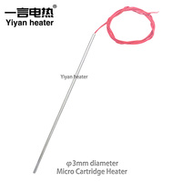 Chauffe-eau miniature haute densité Yiyan 3 mm, élément chauffant électrique micro en acier inoxydable 0-480 V