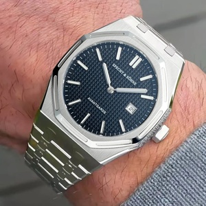 Montre-bracelet à quartz japonaise VX3K pour homme, avec cristal saphir lumineux, ultra-mince, en acier inoxydable, avec cristal saphir - Product Image 6