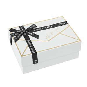 Caja de Regalo de Lujo Estilo Sobre, Caja de Empaque para Regalos Cosméticos con Listón, Caja de Regalo para Joyería, Cuidado de la Piel, Bodas, Día de la Madre, Cumpleaños - Product Image 6