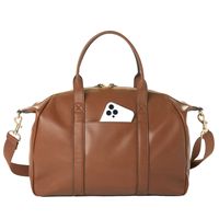 Mode cuir végétalien multi-fonction maternité bébé sacs de voyage sac à couches cartable avec bandoulière et sangles de poussette