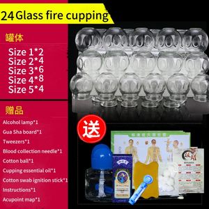 Ventouses sous vide en verre forte aspiration Acupuncture Massage ventouses bocaux traitement d'aspiration <span class=keywords><strong>ventouse</strong></span> 12 ensemble - Product Image 5