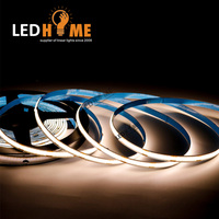LedHome Vente en gros d'usine Cob Strip Led Light CE ROHS 5V 3000k 4000k 6500k 320led Cob Eclairage de paysage Led Strip Light