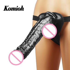 Godemiché pour femme avec <span class=keywords><strong>ceinture</strong></span> de 12 pouces, pénis super long, masculin, énorme jouet réaliste, 8 couleurs, 2018, vente en gros - Product Image 3