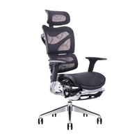 Chaise de bureau de jeu ergonomique pivotante à dossier haut réglable avec repose-pieds, échantillon gratuit, luxe moderne