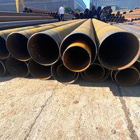 Tuyau en acier au carbone GB 3091 Q235B, diamètre extérieur 508 mm, longueur 12 m, pour l'alimentation en eau, le drainage, les pieux municipaux, les fondations de ponts, matériaux de construction