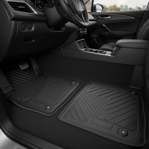 Alfombrillas para Auto Nissan Altima, Juego Completo de TPE para Todo Clima, Geométricas Negras, 2019-2024 - Product Image 2