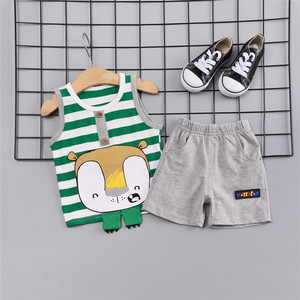 Uniformes Escolares Sin Marca, Ropa Deportiva para Niños, Camiseta a Rayas, Vestido Maxi, Pantalones con Bolsillos Laterales - Product Image 6