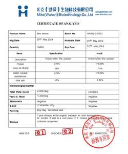 Poudre de <span class=keywords><strong>venin</strong></span> <span class=keywords><strong>d</strong></span>'<span class=keywords><strong>abeille</strong></span> de qualité <span class=keywords><strong>cosmétique</strong></span> <span class=keywords><strong>venin</strong></span> <span class=keywords><strong>d</strong></span>'<span class=keywords><strong>abeille</strong></span> naturel pur - Product Image 3