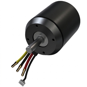มอเตอร์ไร้แปรงถ่านแบบ Outrunner 100KV 4kW 48V กันน้ำ IP68 แรงบิดสูง BLDC Thruster สำหรับเรือตกปลา กระดานโต้คลื่น LS6384X แรงบิดสูง - Product Image 4