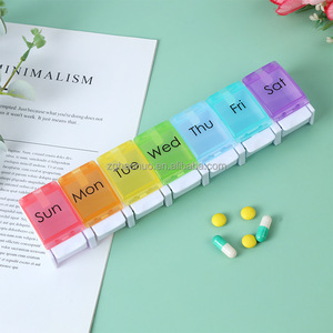 Hàng tuần <span class=keywords><strong>Pill</strong></span> Organizer BPA miễn phí 7 ngày <span class=keywords><strong>Pill</strong></span> trường hợp với mùa xuân Mở thiết kế ngăn lớn nhựa y học du lịch <span class=keywords><strong>Pill</strong></span> <span class=keywords><strong>container</strong></span> - Product Image 4