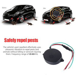 Vehículo Automóvil <span class=keywords><strong>Ultrasonido</strong></span> Disuasorio Onda ultrasónica Control <span class=keywords><strong>de</strong></span> plagas Coche Repelente <span class=keywords><strong>de</strong></span> <span class=keywords><strong>ratas</strong></span> Repelente <span class=keywords><strong>de</strong></span> roedores - Product Image 2