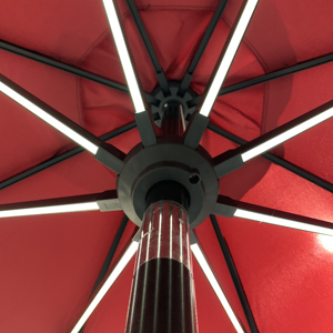 Parasols pliants LED personnalisés pour l'extérieur, parasols solaires de jardin, parasols de terrasse - Product Image 2